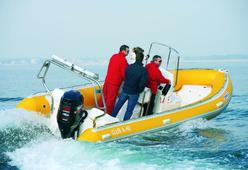 photo essai bateau pneumatique : club 640 Zeppelin
