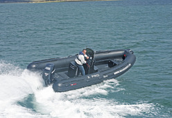 photo essai bateau pneumatique : XPRO 580  3D Tender 