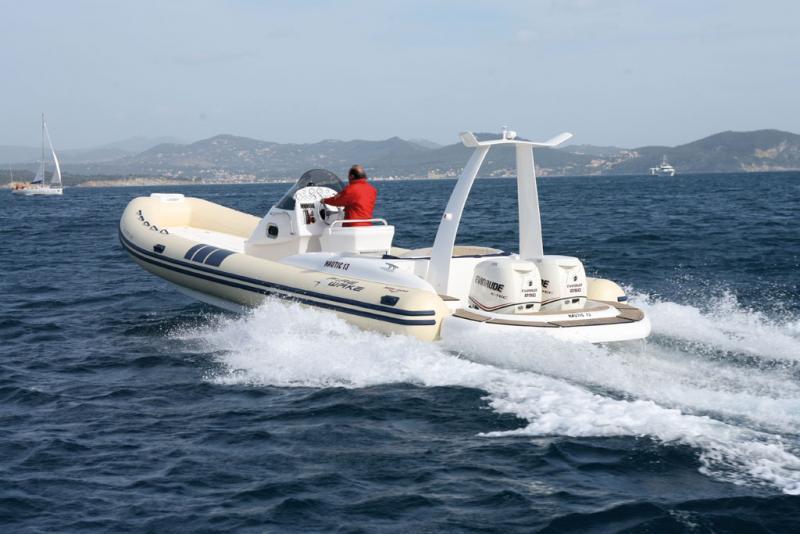 photo essai bateau pneumatique : Elite 100 Mar.sea