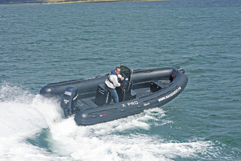 photo essai bateau pneumatique : XPRO 580  3D Tender 