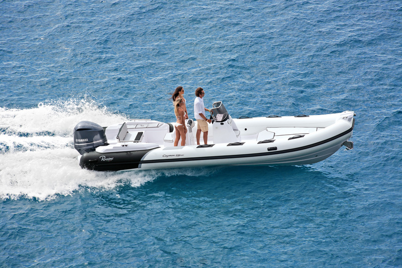 photo essai bateau pneumatique : Cayman 26 Sport Ranieri