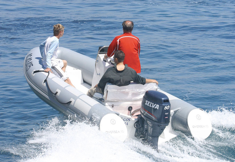 photo essai bateau pneumatique : 500 sport Oversea
