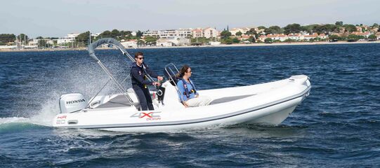 photo essai bateau pneumatique : 4XC Design HA20  Honda
